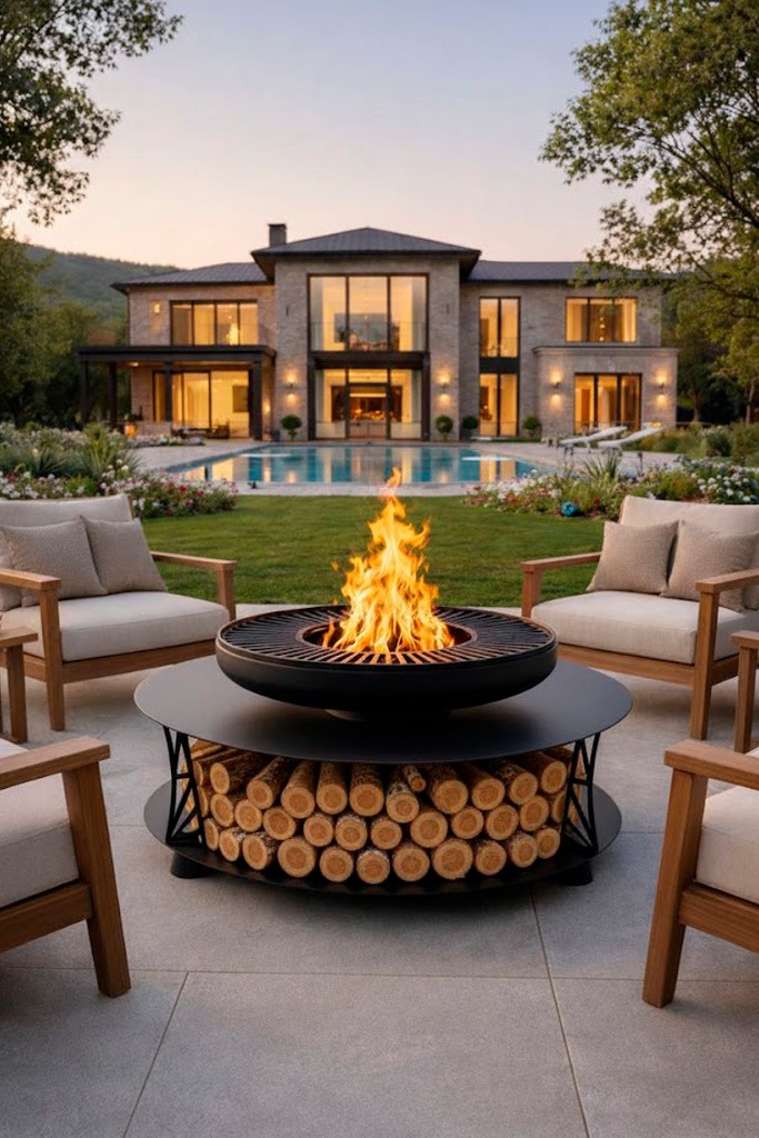 ZESTO Outdoor Steel Fire Pits
